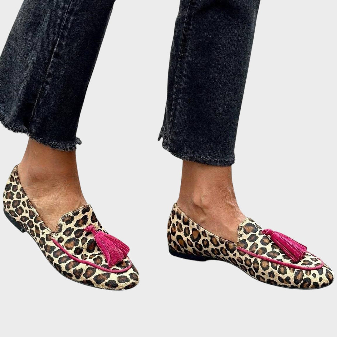 Mariana – Mokašiny s leopardím vzorom