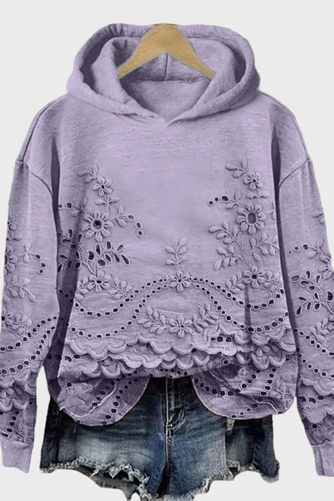 Kapucňa s Čipkou Zelená Lúka