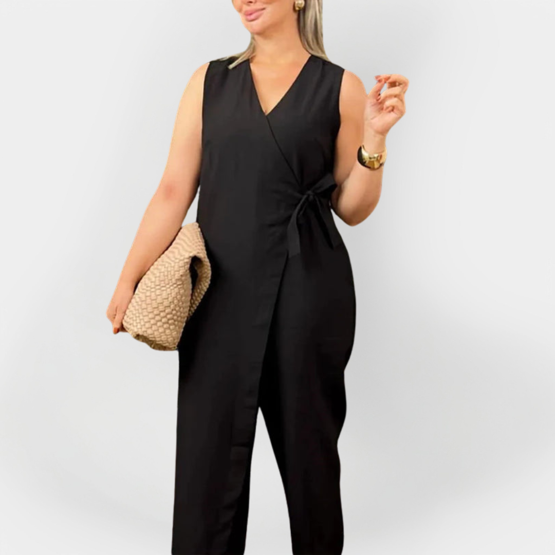 Štýlový Jumpsuit Bez Rukávov