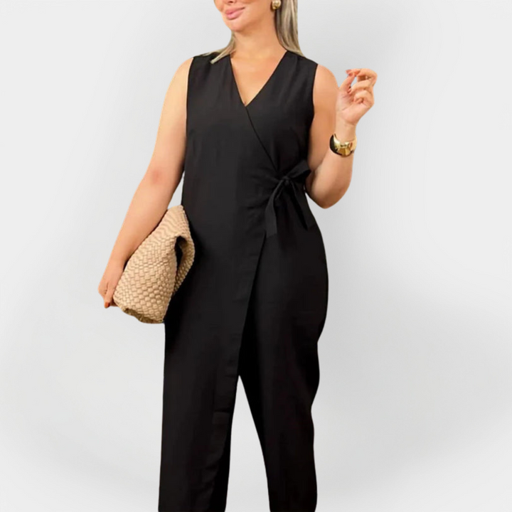 Štýlový Jumpsuit Bez Rukávov