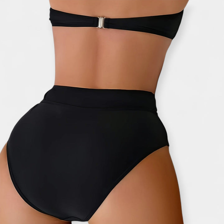 Moderný Monochromatický Bikini