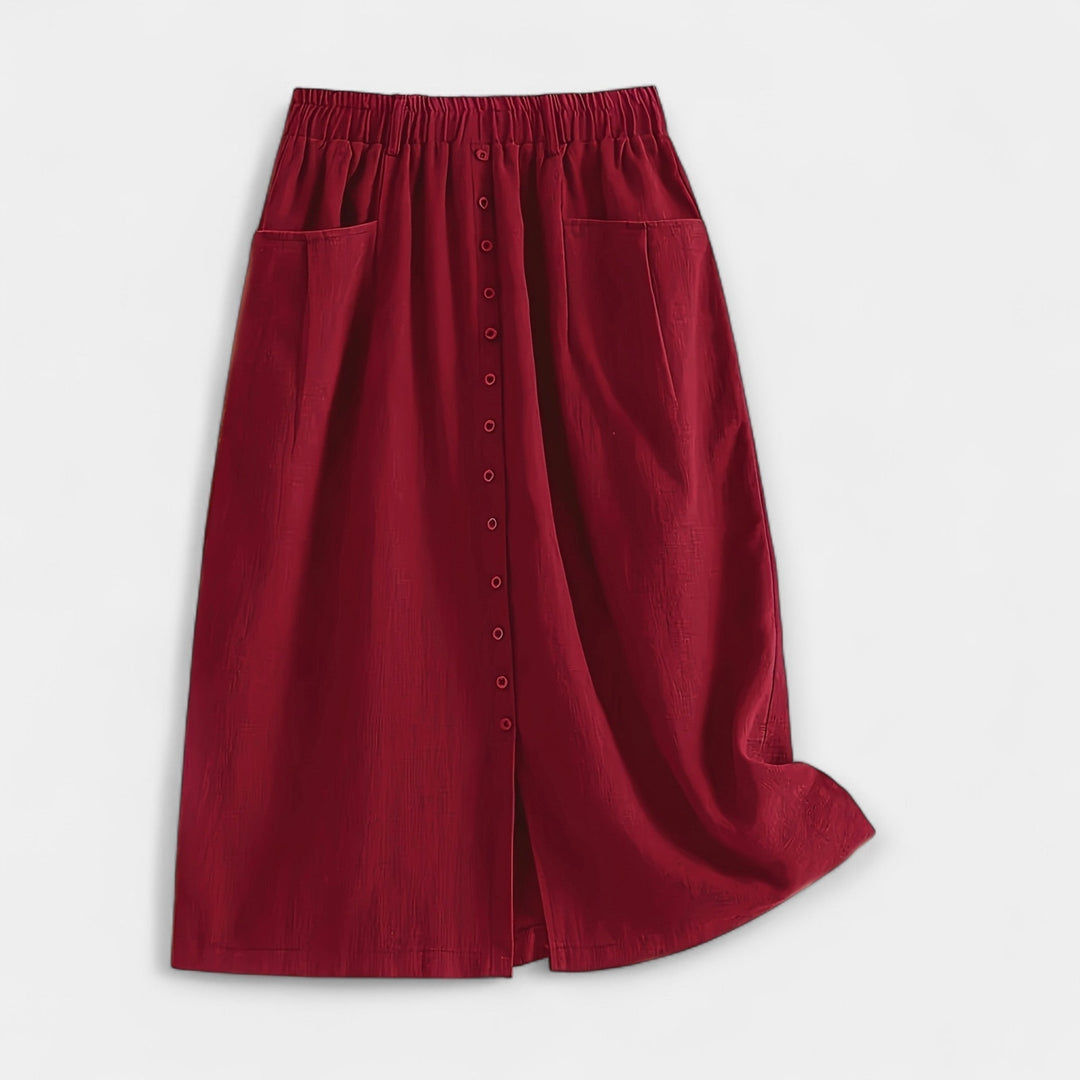 Midi Sukňa s Vintage
