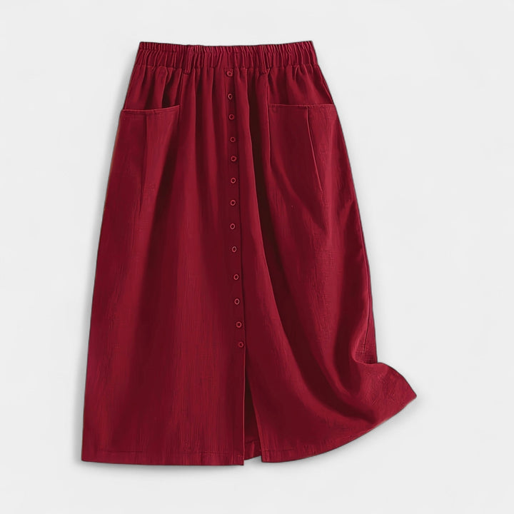 Midi Sukňa s Vintage