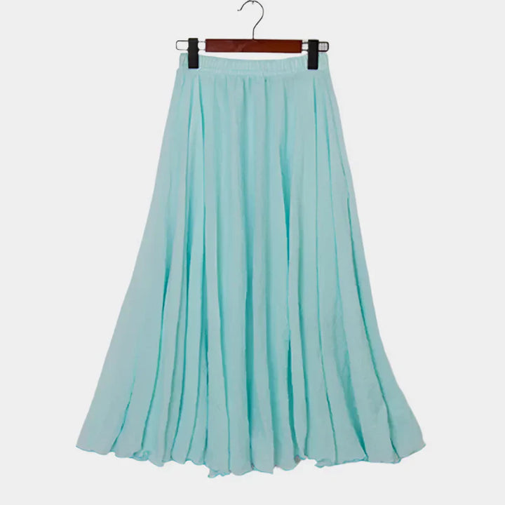 Elegantná Sukňa s Vysokým Pásom
