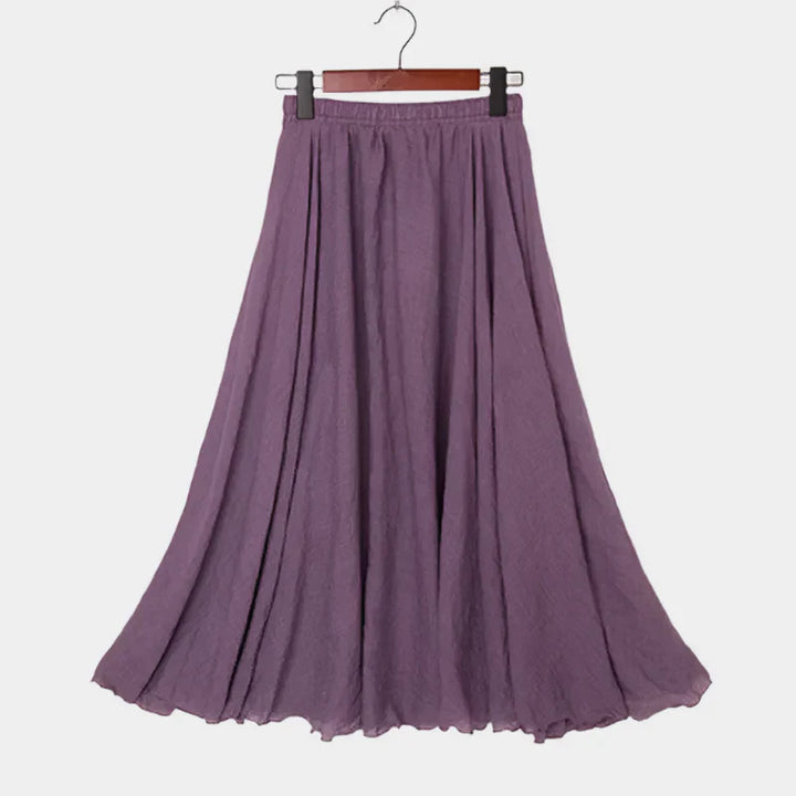 Elegantná Sukňa s Vysokým Pásom