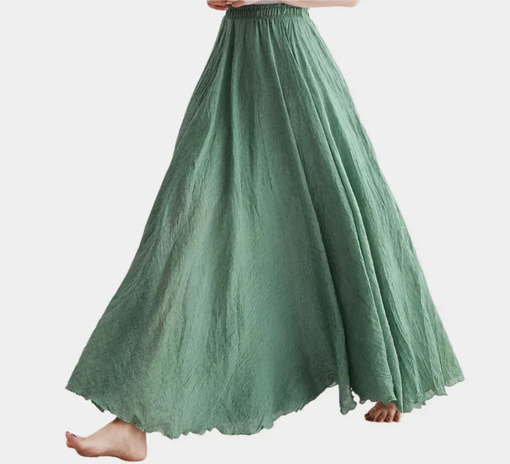 Elegantná Sukňa s Vysokým Pásom