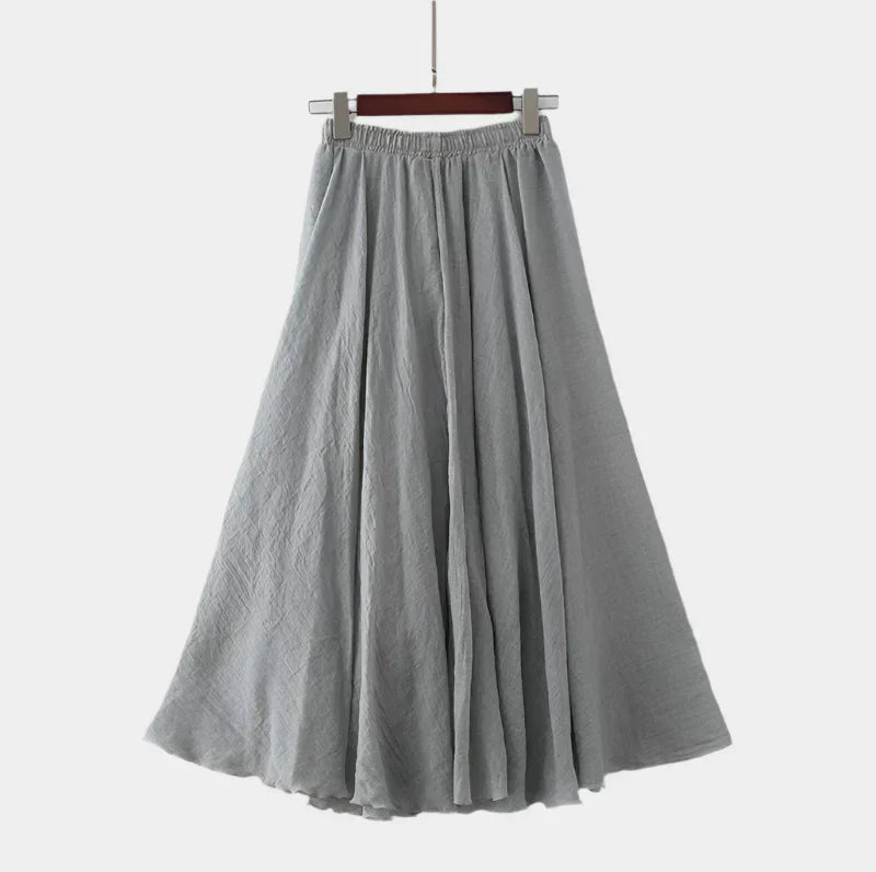 Elegantná Sukňa s Vysokým Pásom