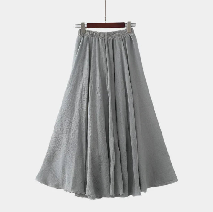 Elegantná Sukňa s Vysokým Pásom