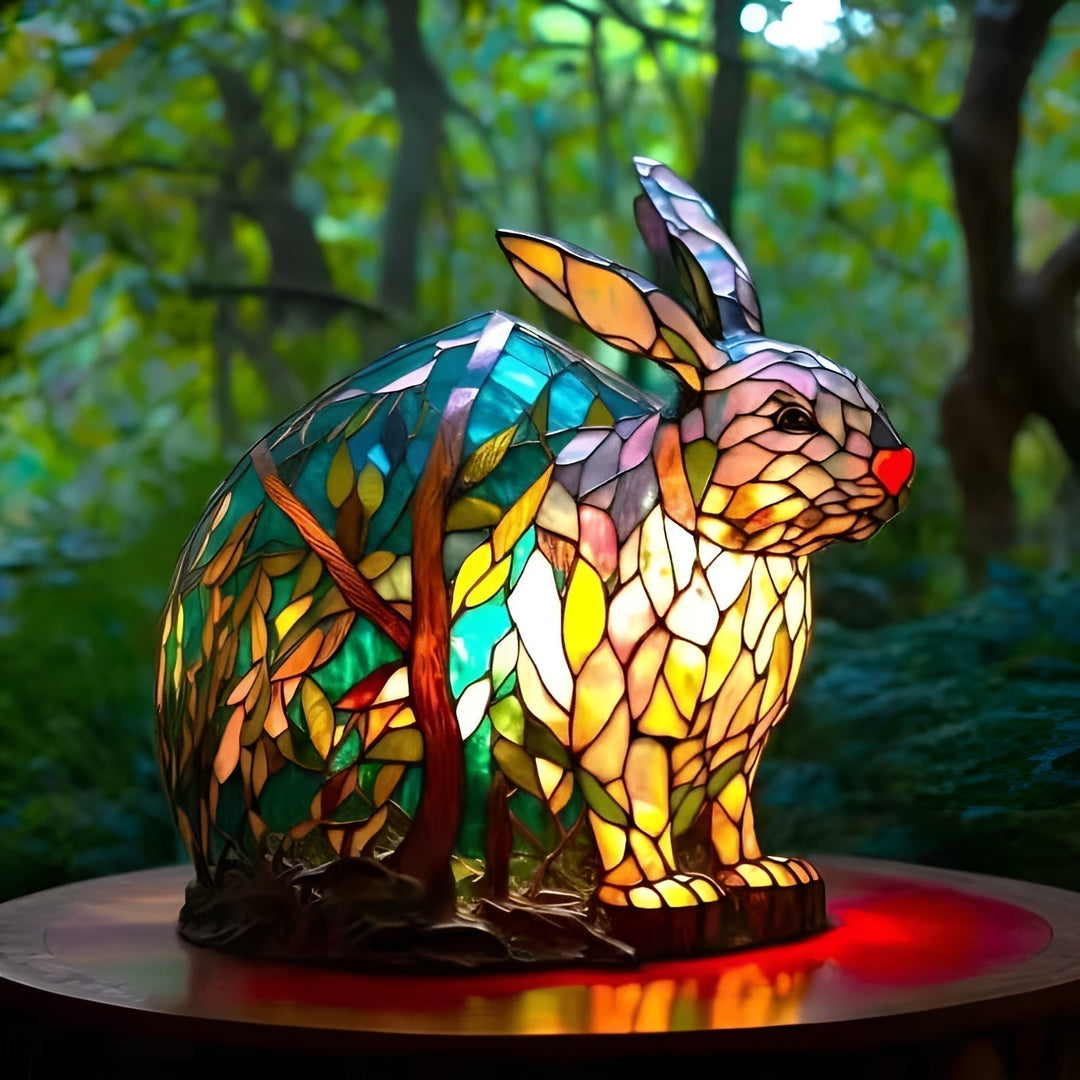 Sniegė - Vitrážová lampa