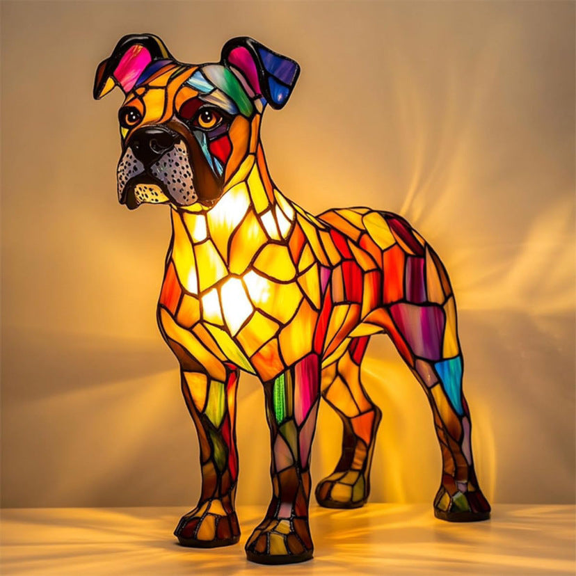 Svetlo - Vitrážová lampa