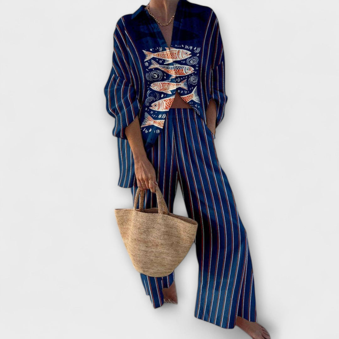 Zairin - Modrý Koi dizajnový set