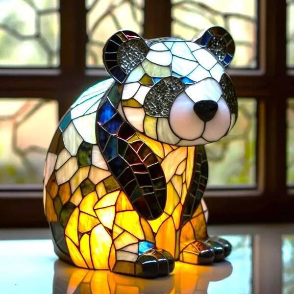 Žirniukas - Vitrážová lampa