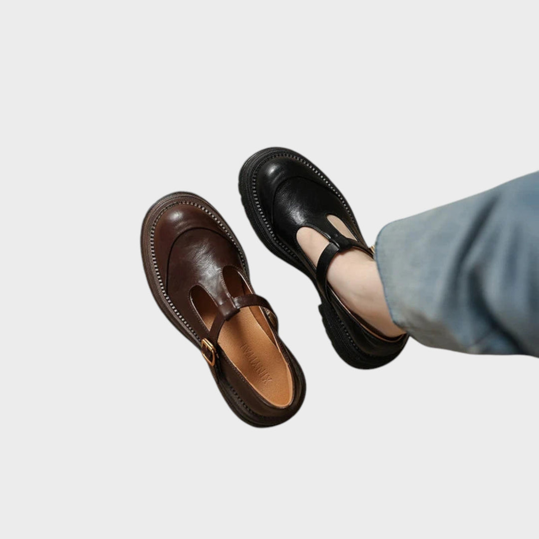 Mary Janes - Overené Elegantné Topánky