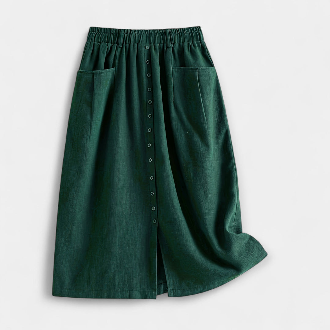 Midi Sukňa s Vintage