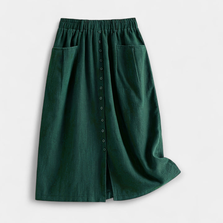 Midi Sukňa s Vintage