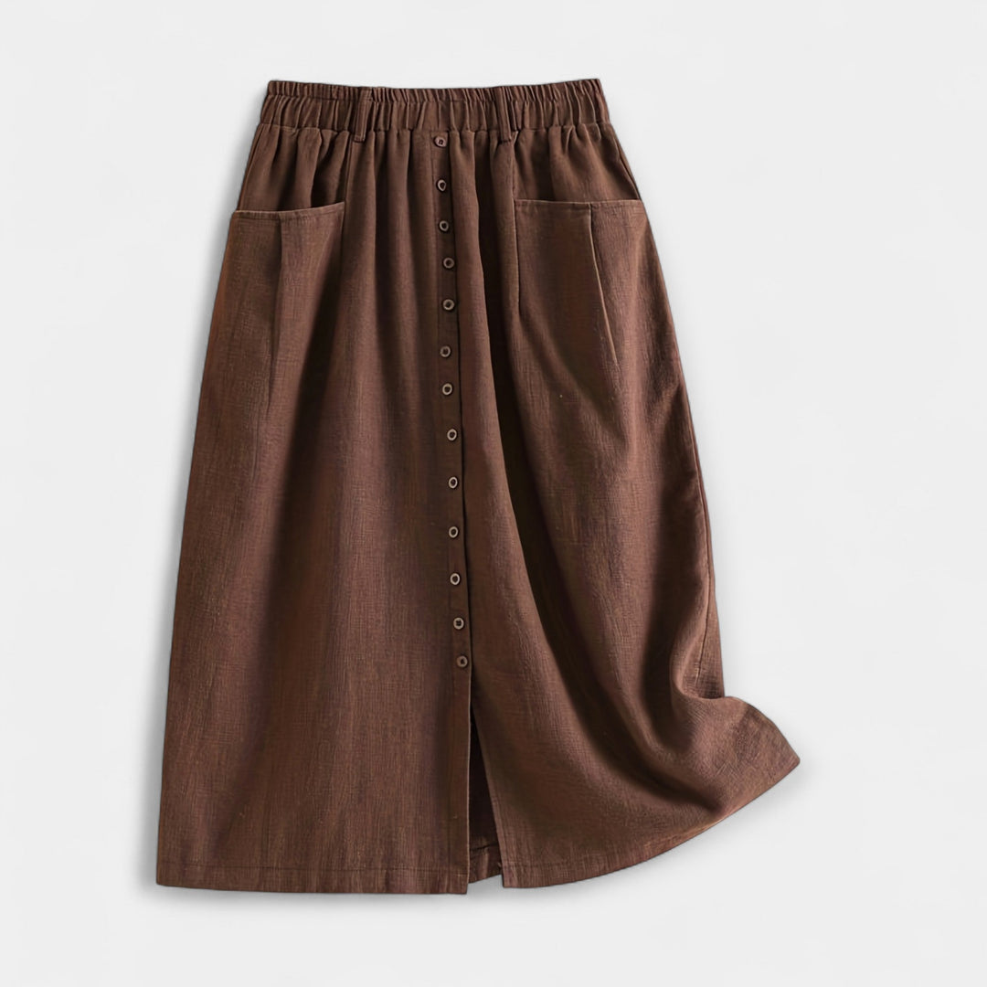 Midi Sukňa s Vintage