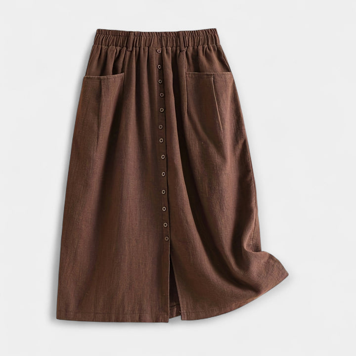 Midi Sukňa s Vintage