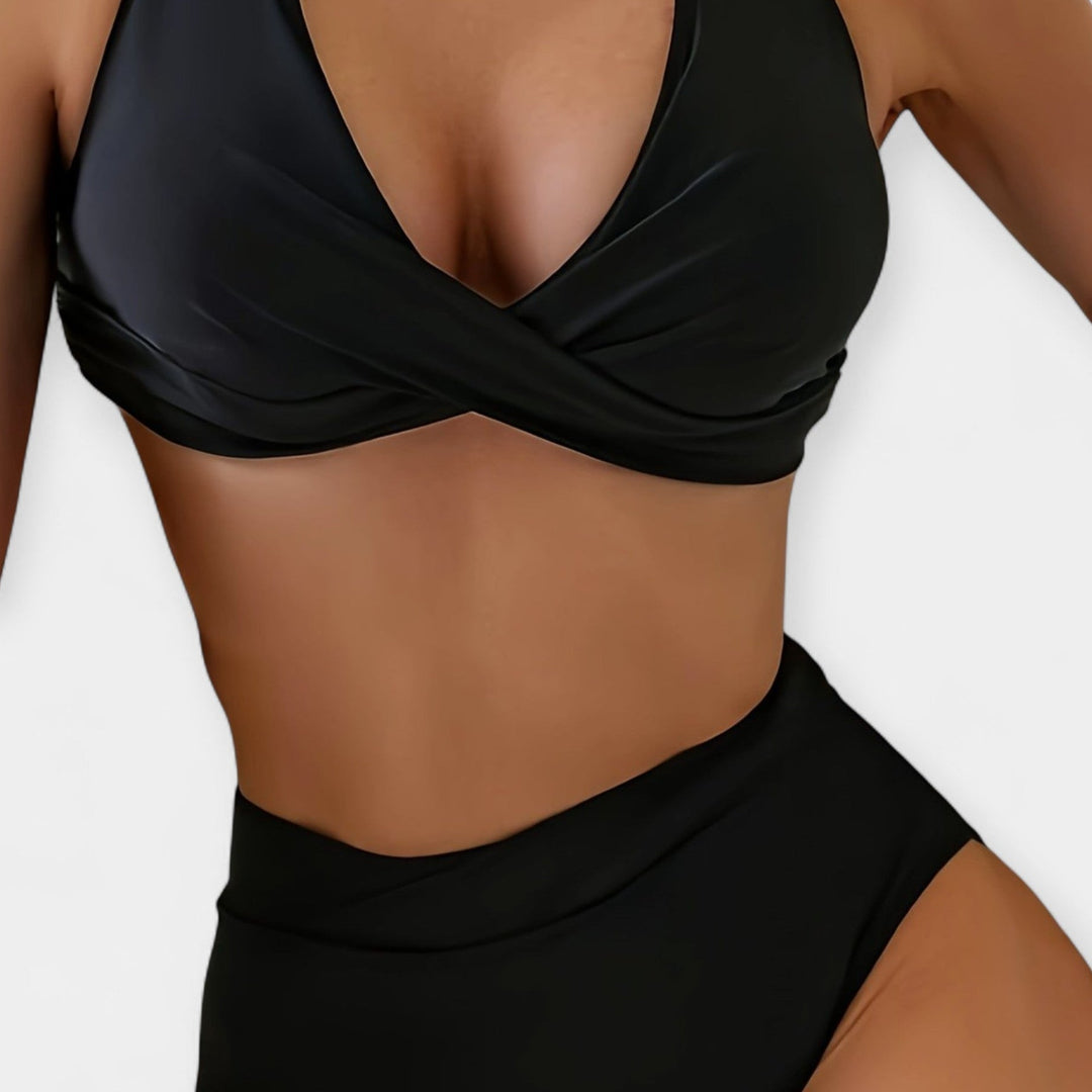 Moderný Monochromatický Bikini