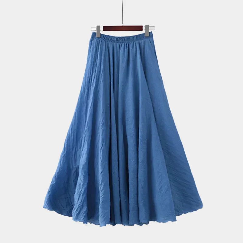 Elegantná Sukňa s Vysokým Pásom