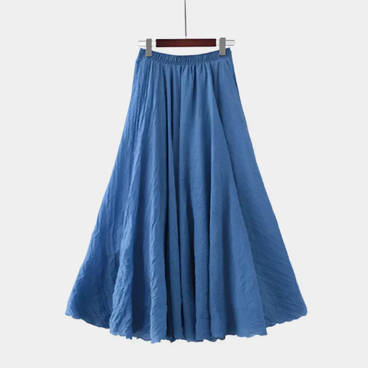 Elegantná Sukňa s Vysokým Pásom