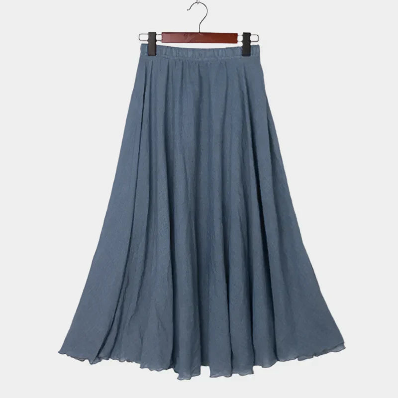 Elegantná Sukňa s Vysokým Pásom