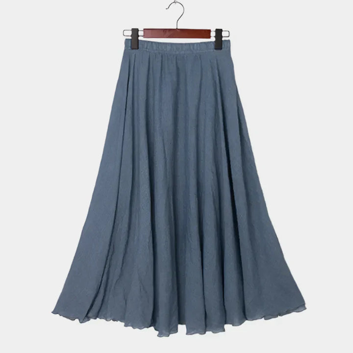 Elegantná Sukňa s Vysokým Pásom