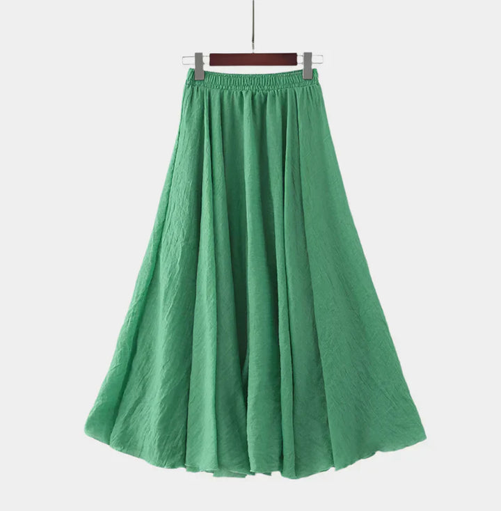 Elegantná Sukňa s Vysokým Pásom