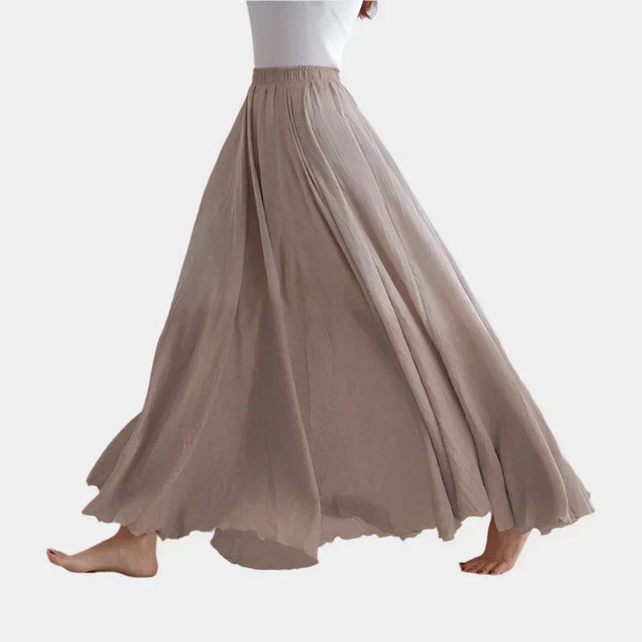 Elegantná Sukňa s Vysokým Pásom