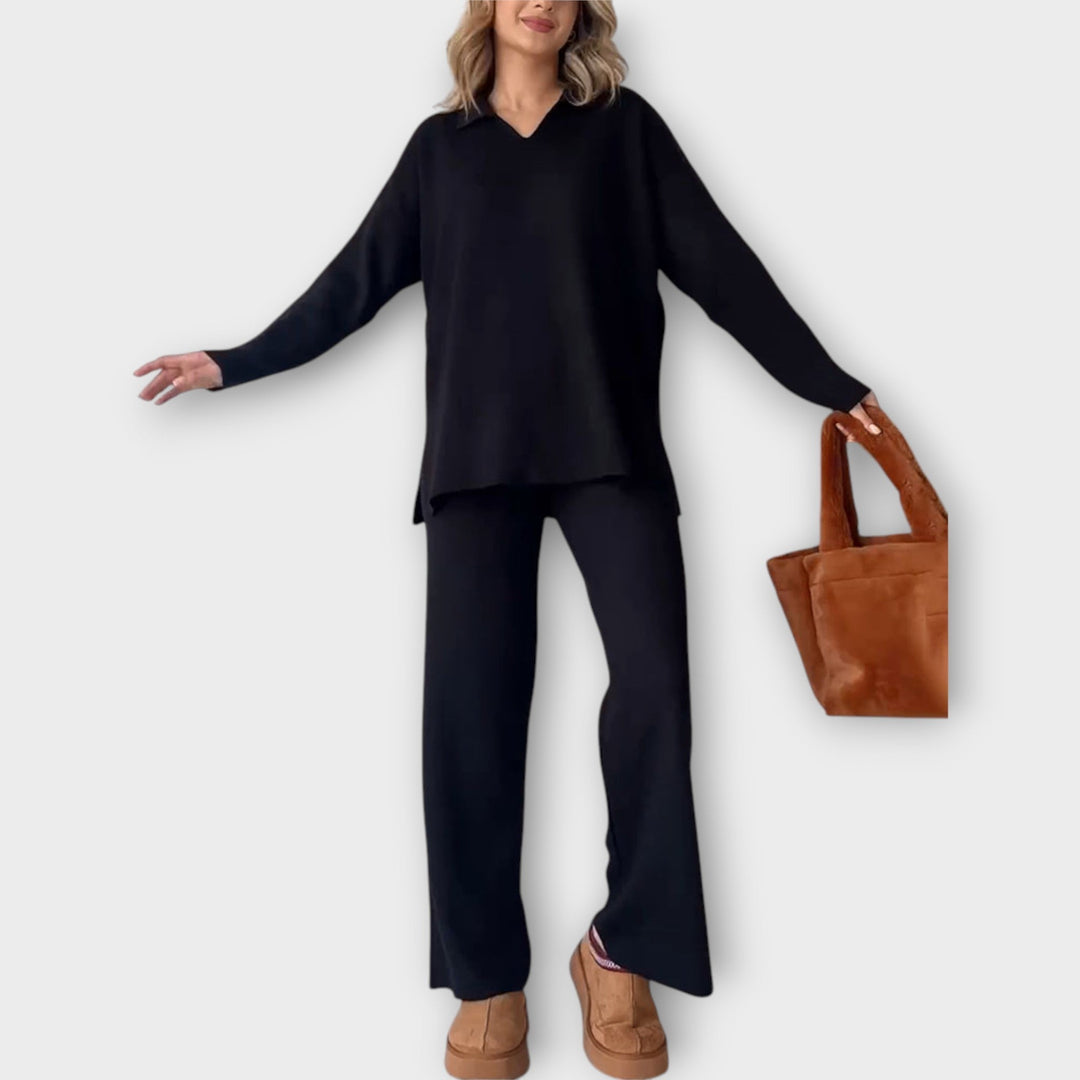 Mila - Komplet s voľným strihom a minimalistickým dizajnom